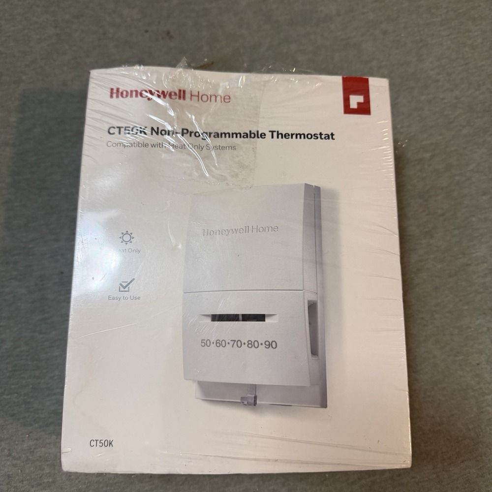 Honeywell Home - CT50K Non-Programmable Thermostat - Heating Only Function White